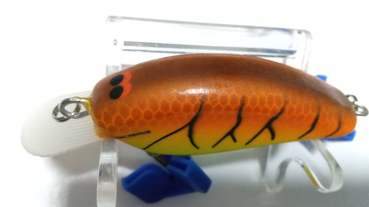 5 秘密のクランク リトルB Little-B ボディ 5.5cm フラットシャッド FLAT SHAD WOOD ウッド フラットサイド シャロー BOX保管未使用品拍卖