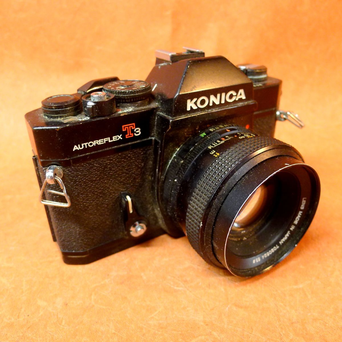 e◆001 コニカ KONICA AUTOREFLEX T3 + HEXANON AR 50mm F1.7/60拍卖