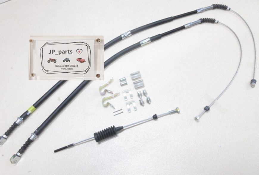 トヨタ TOYOTA 純正 新品未使用 AE86 サイドブレーキリフレッシュキット ワイヤー クランプ リテーナー ボルト ケーブル ピン 427拍卖