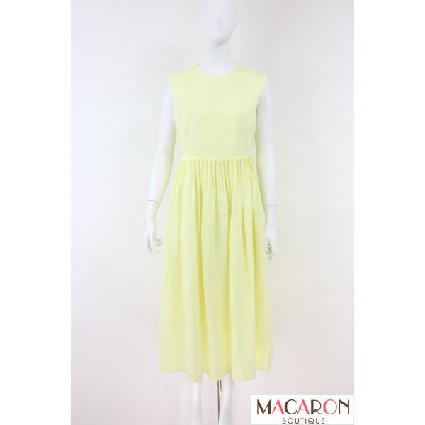 Rene リネンフィット&フレアワンピース 6426015 2024年商品 黄色/イエロー系 ルネ拍卖