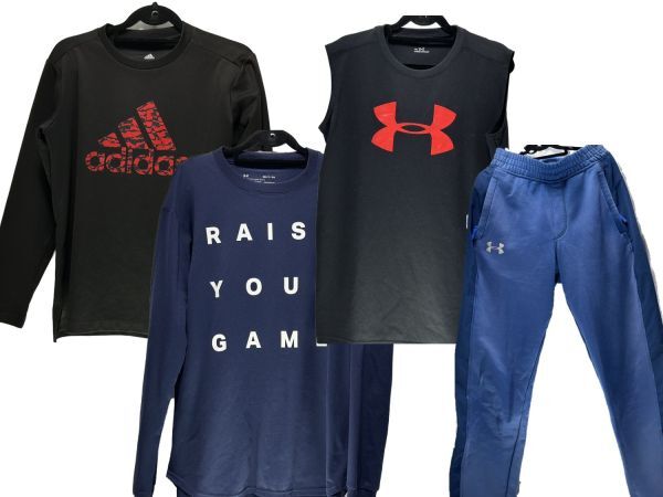 値下げ★まとめ売り adidas アディダス アンダーアーマー ロンT ノースリーブ ジャージパンツ 150 160 S拍卖