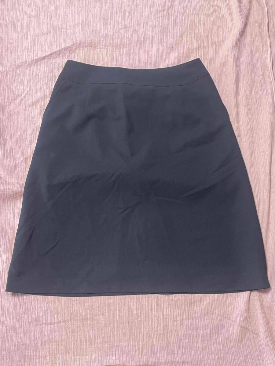 ※Bランク※【中古】SELERY_9号_Aラインスカート(ネイビー)16251/セロリー/かわいい会社事務服/おしゃれOL制服拍卖