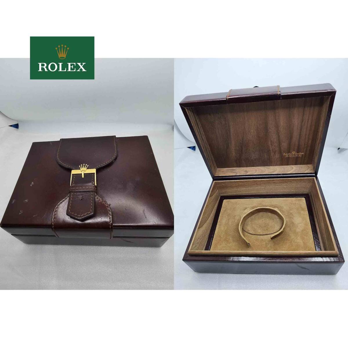ROLEX 箱 アンティーク 金無垢 デイトナ デイデイト DayDate 正規品 付属品 ビンテージ時計箱拍卖
