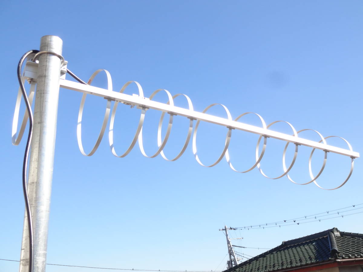 ★未使用 新品 改良型 さらに高剛性 紫外線劣化するプラステイック一切不使用 全天候 全金属製 430MHz用 10エレメント ループ八木アンテナ拍卖