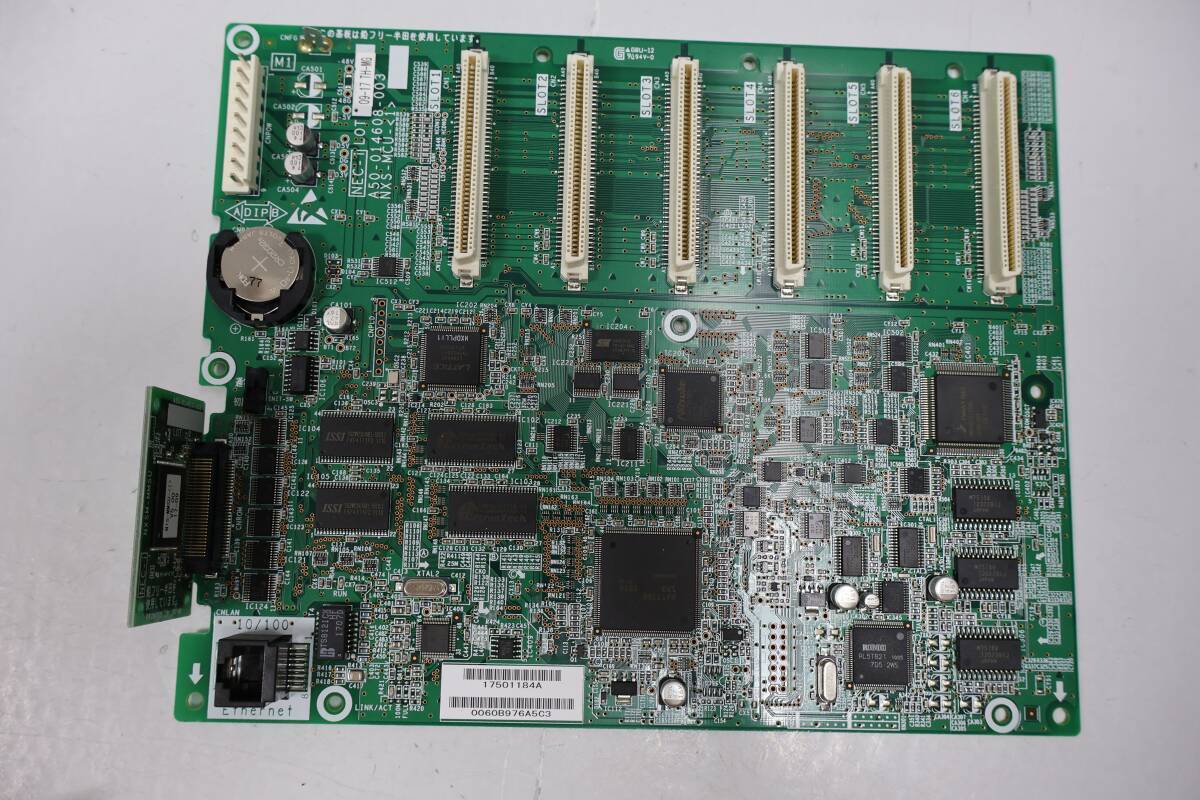 G3063 Y NTT ネットコミュニティシステム αNX typeS-1 主装置用パーツ メイン基板 NXS-MCU-(1) A50-014608-003 / NXSM-MMSU/N1S-MMSU-(1)拍卖