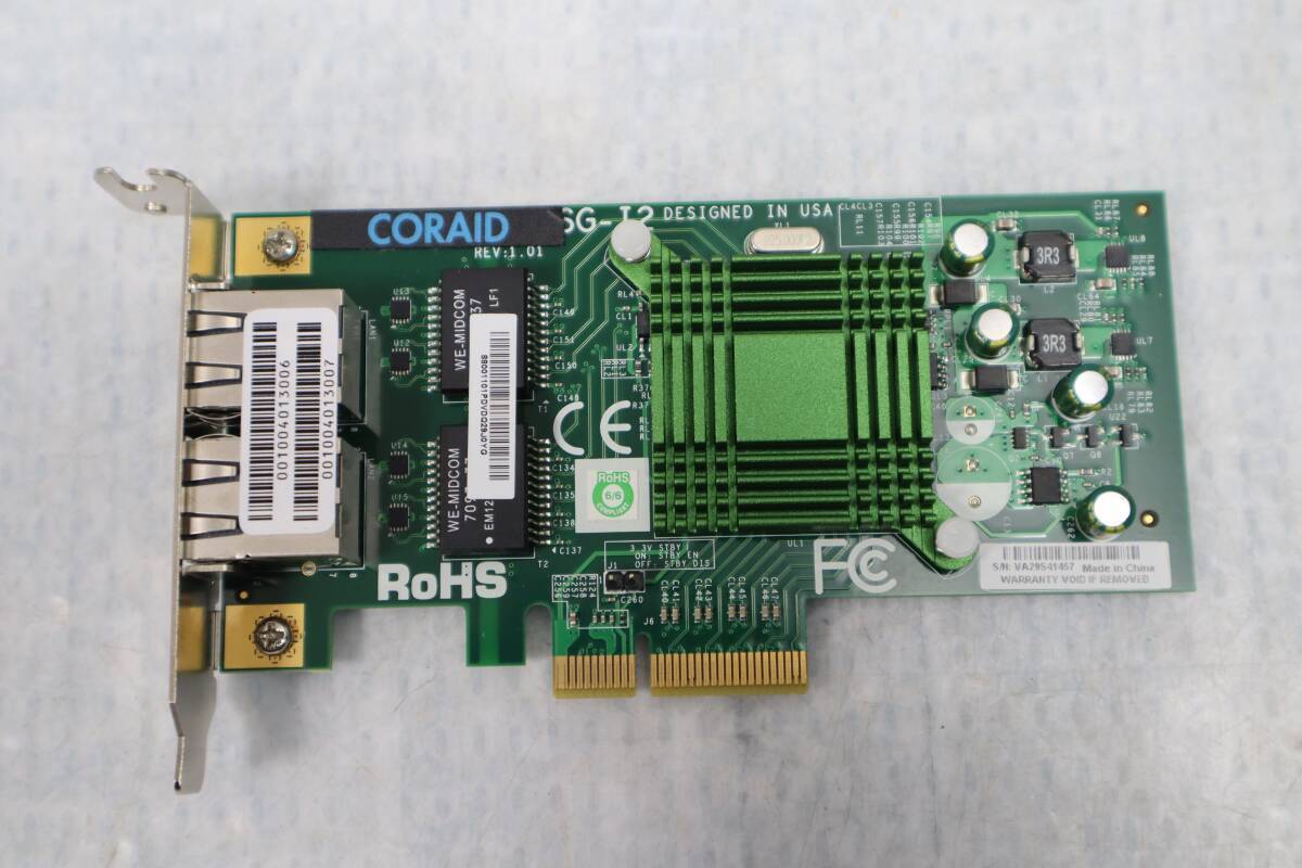E7206 (2) & L Supermicro AOC-SG-I2 2-Port Low-Profile Gigabit Ethernet PCI-E Adapter - RE ネットワーク イーサネット カード拍卖