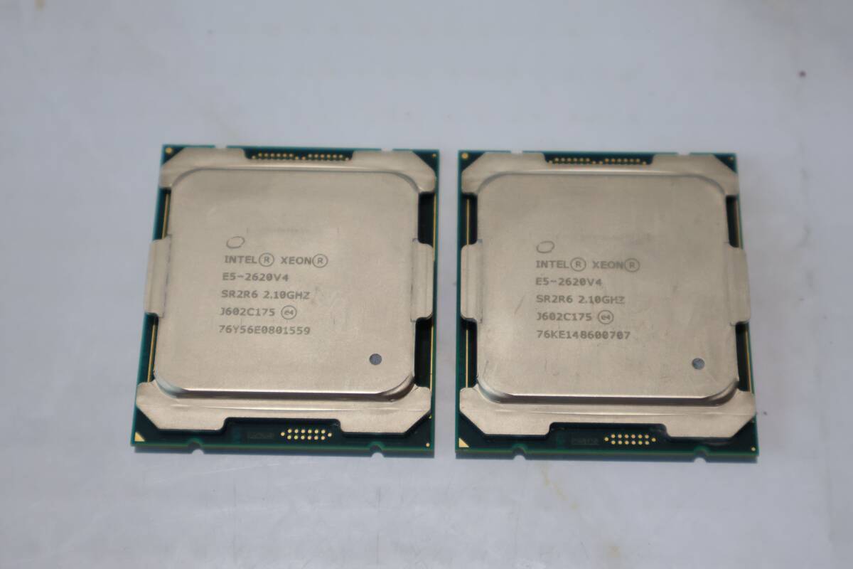G7001 P 2個セット 動作品 Intel Xeon E5-2620V4 CPU拍卖
