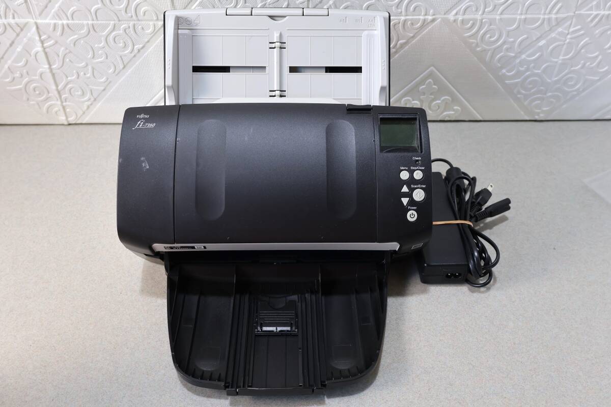 G7409 L FUJITSU 富士通 A4両面スキャナー fi-7160G カラースキャナー拍卖