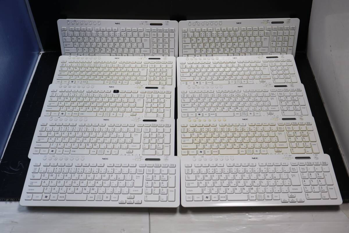 G2308 Y 【10台セット】NEC 純正 ワイヤレスキーボード KG-1062【動作確認済】拍卖