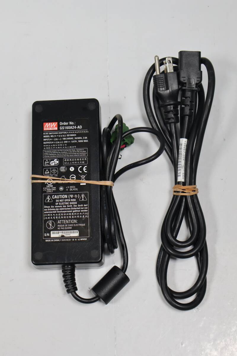 G2233(+4) Y 純正 MEAN WELL ミーン ウェル AC/DC スイッチング アダプター GS160A24-AD (160W 24V 6.67A)拍卖