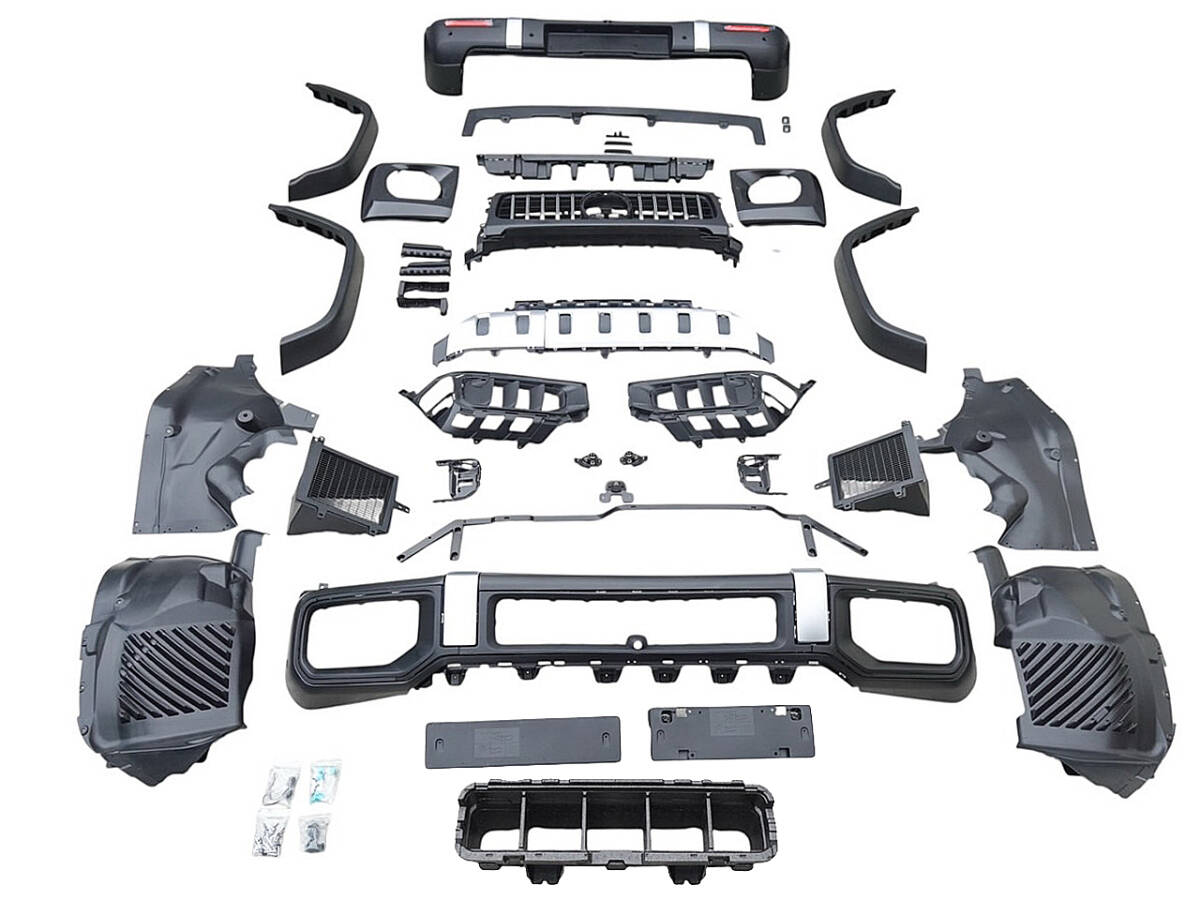 明日着 W463a W465 G63type フロントバンパー グリル フェンダー リア ベンツ Gクラス 国内発送 即納 カスタム エアロ 外装 ゲレンデ 464拍卖