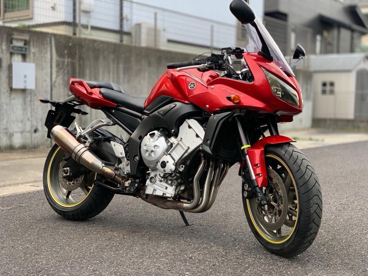 【美車】YAMAHA FZ1000 (RN21J) ETC付き グリップヒーター/USB電源/バッテリー新品/リアボックス付き 愛知県豊田市より拍卖