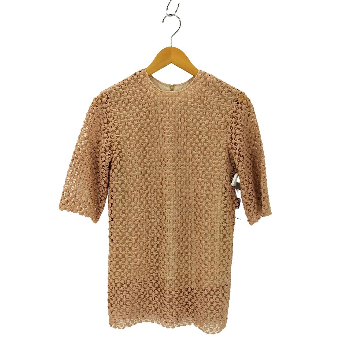 Chloe(クロエ) バックジップ レイヤードチュニック メッシュ レディース 34 中古 古着 0145拍卖