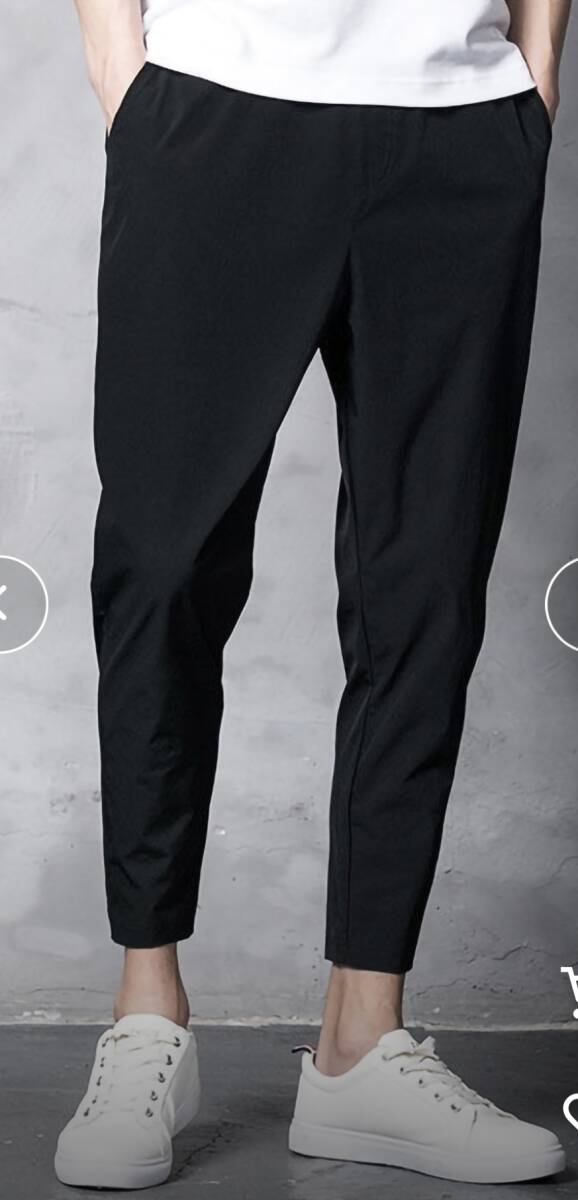 ★ 未使用 らくらくイージーパンツ テーパード ブラック S★拍卖