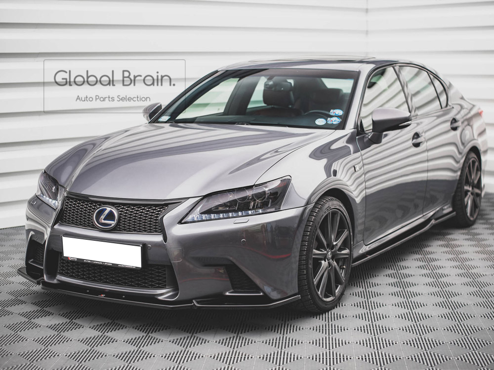 レクサス GS L10系 前期 Fスポーツ フロント リップ スポイラー V1/ バンパー アンダー スプリッター エプロン バンパー拍卖