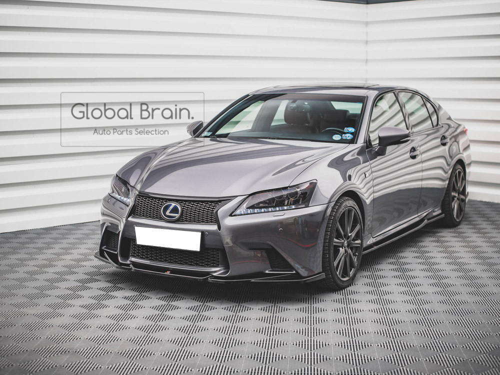 レクサス GS L10系 前期 Fスポーツ サイド スカート ディフューザー / バンパー トリム サイド アンダー カバー カナード エアロ拍卖