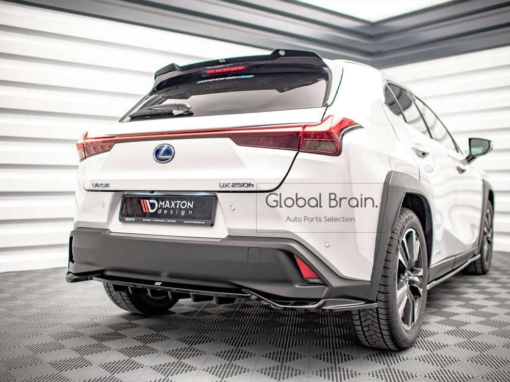 2018- レクサス UX リア ディフューザー スポイラー / リア スプリッター デ バンパー トリム アンダー エプロン拍卖