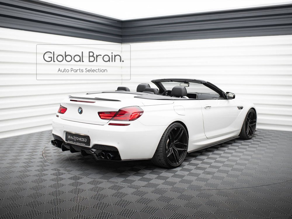 BMW 6シリーズ F12 カブリオレ /M6 リア トランク スポイラー / リア ウィング エクステンション ディフューザー リップ トリム拍卖