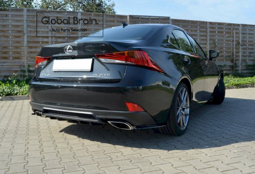 レクサス IS 30系 後期 リア センター ディフューザー / スプリッター スポイラー バンパー バランス トリム アンダー カナード拍卖