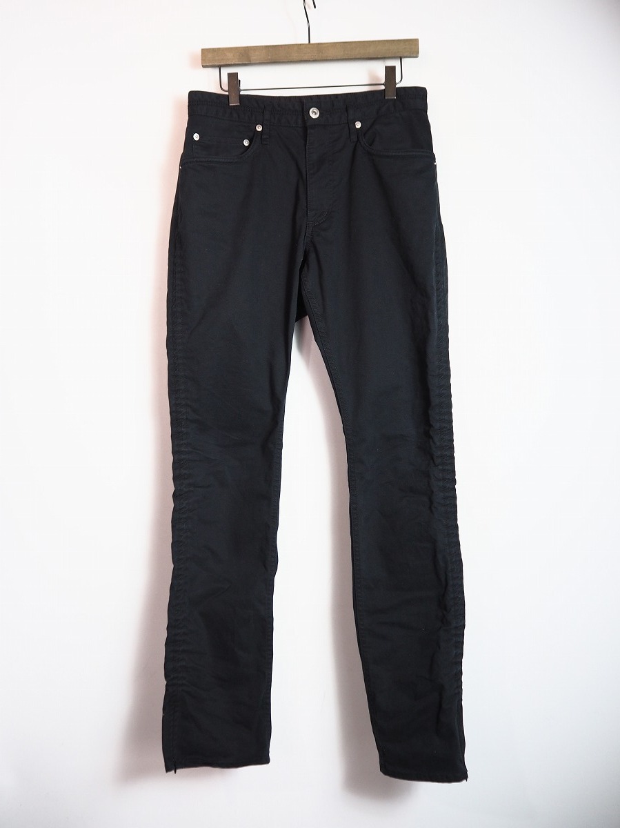 美品 24SS nonnative ノンネイティブ DWELLER 2WAY 5P JEANS 03 C/Pu CHINO CLOTH STRETCH チノパン チノ パンツ NN-P4411 黒 614P▲拍卖