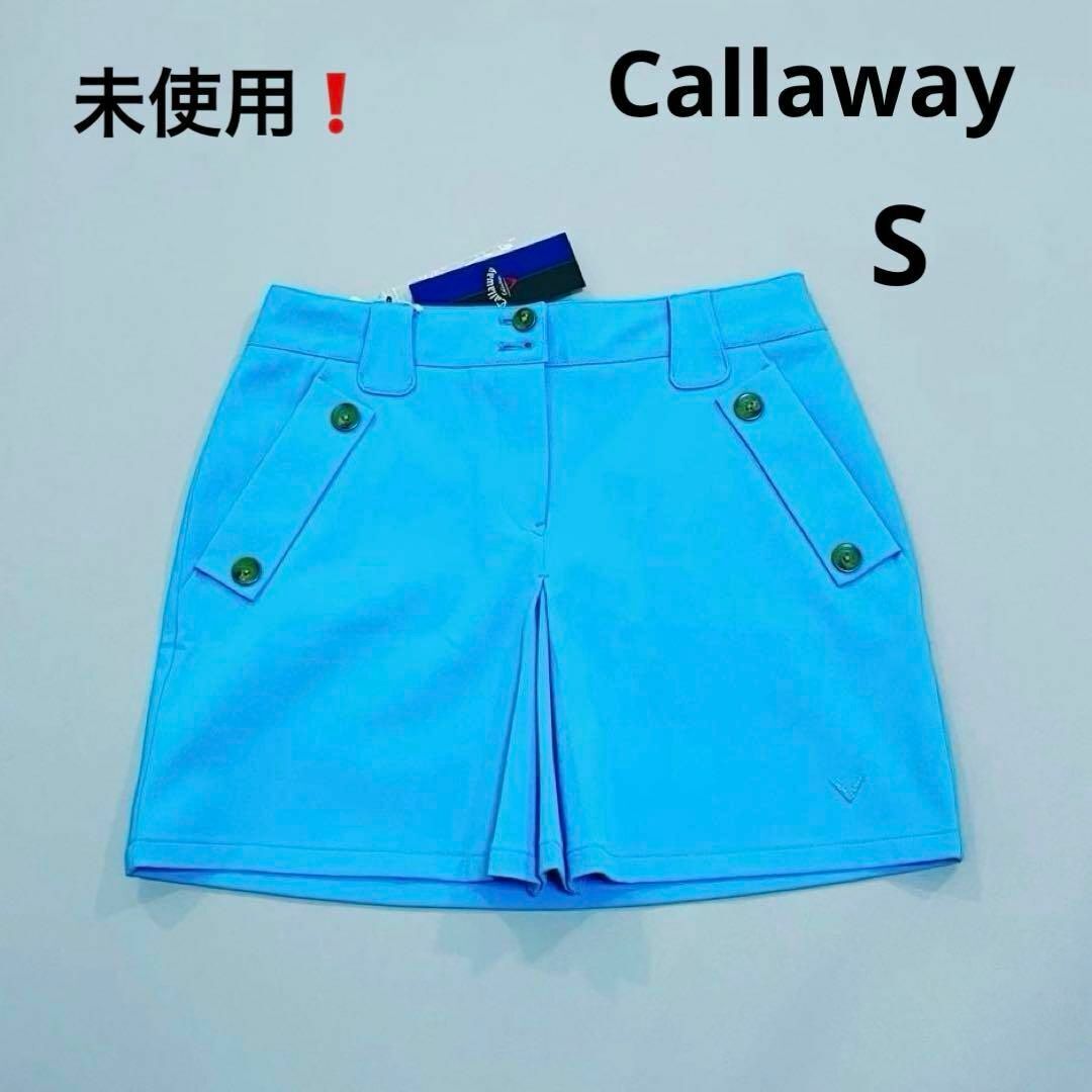 新品未使用★ キャロウェイ S スカート 水色系 ブルー系 ゴルフ レディース Callaway GOLF拍卖