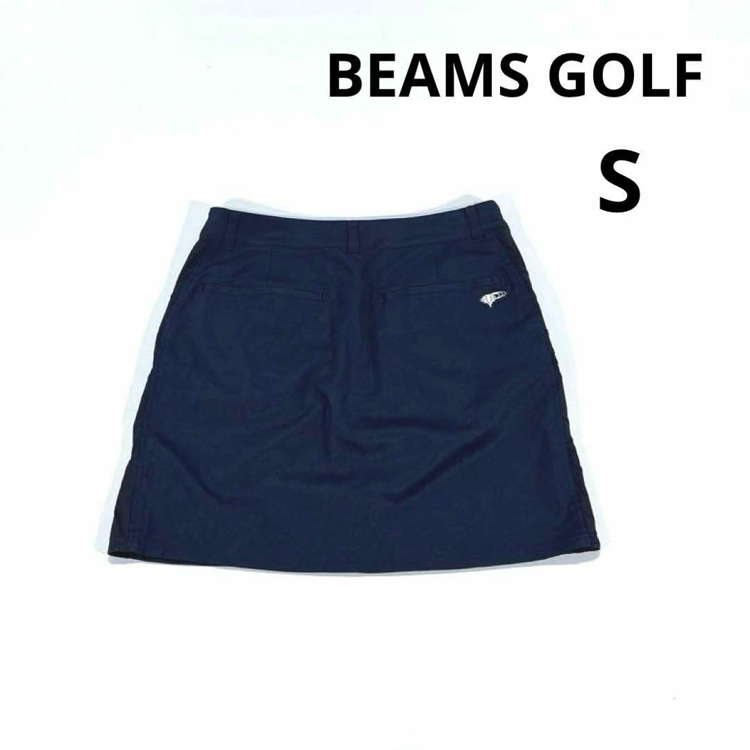 訳あり特価★ビームスゴルフ S カットワーク スカート ネイビー 春夏 BEAMS GOLF拍卖