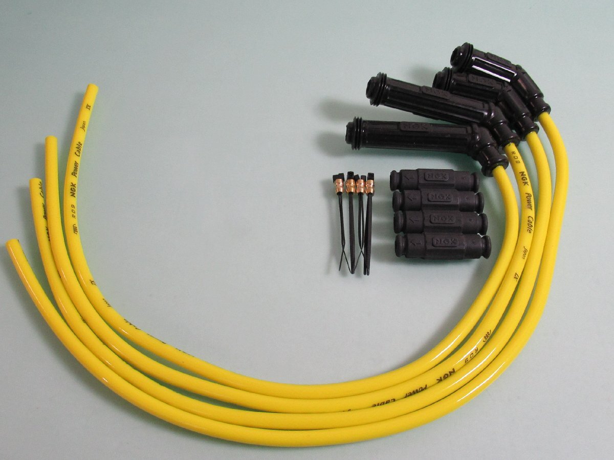 送料無料 X2K-V2K NGK パワーケーブル 4セット カワサキ Z1/Z900Super Z750Four Z750FX プラグ プラグコード拍卖
