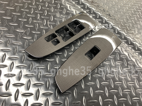 トヨタ 純正 JZX 100 カーボン 調 チェイサー マーク Ⅱ ツアラー V クレスタ 2 パワー ウィンドウ スイッチ パネル 左右 セット ホイール拍卖