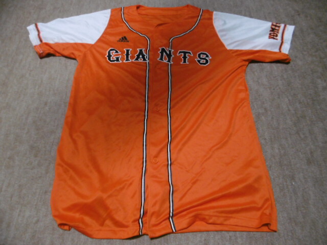 ★ジャイアンツ★半袖応援ユニフォーム オレンジ&ホワイト サイズ:L拍卖