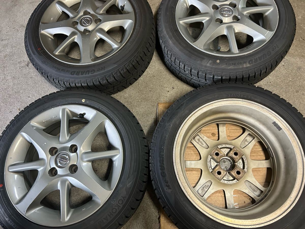 ★日産 ENKEI製 エンケイ マーチ 純正ホイール 6J+50 スタッドレス アイスガード IG50PLUS 165 65 15(17年41周)(0527)拍卖