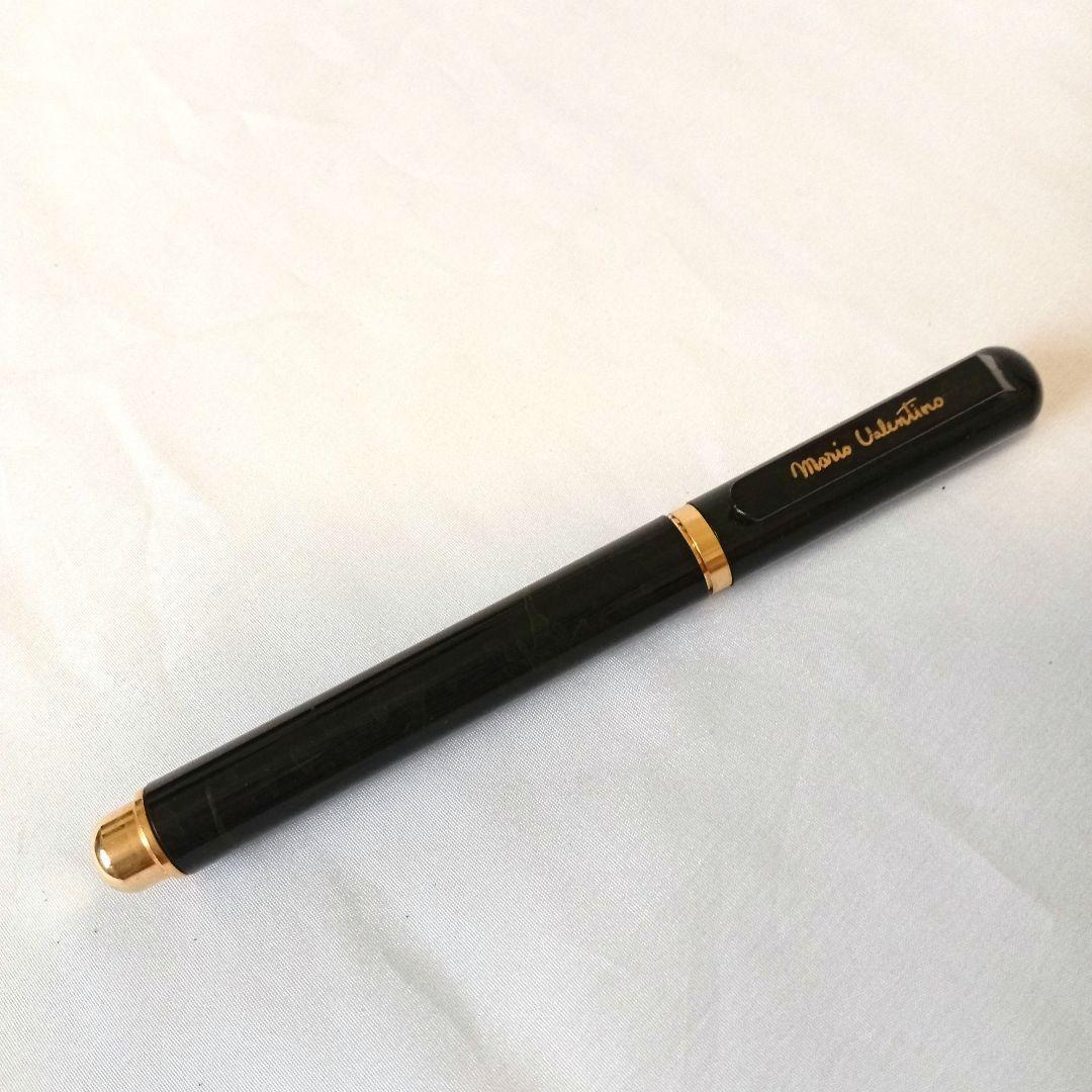 MARIOVALENTINO マリオヴァレンティノ ボールペン ブラック 箱付き 送料無料 正規品 鑑定済み 人気ブランド 限定セール拍卖