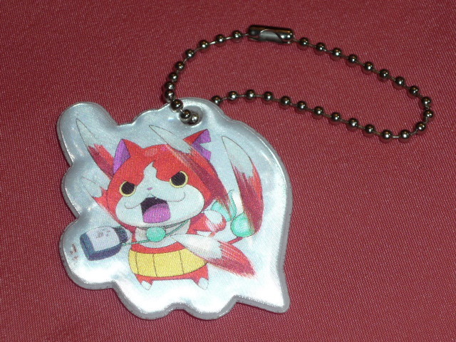 激レア!2014年 妖怪ウォッチ キャラクター リフレクターチャーム 反射マスコットキーチェーン (ジバニャン)拍卖