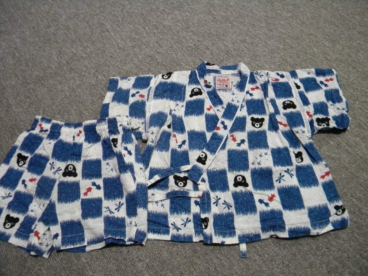 ★即決★ミキハウス ダブルB★甚平★ 80㎝拍卖