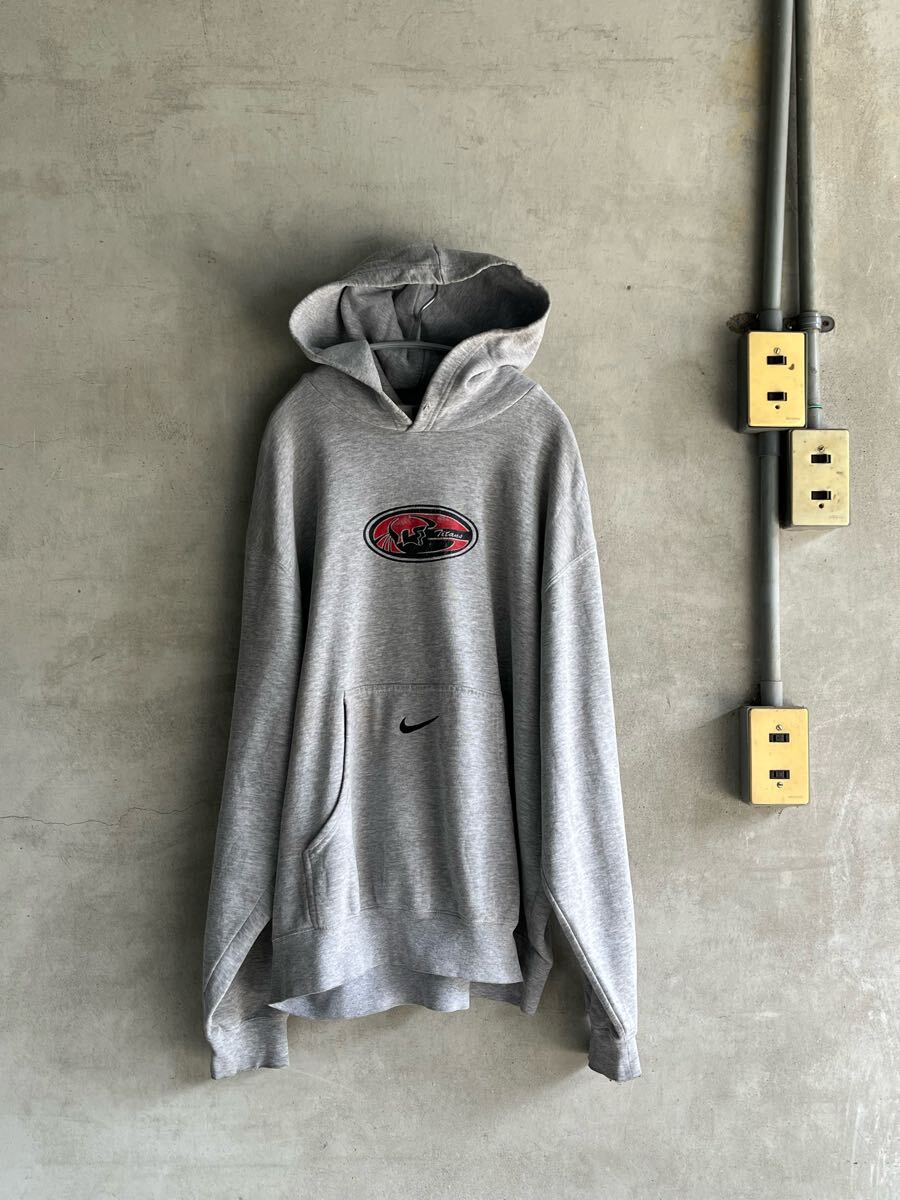90s 90年代 ビンテージ NIKE TEAM ナイキ チーム TITANS タイタンズ スウェット パーカ スウッシュ ワンポイント カレッジ フットボール 拍卖