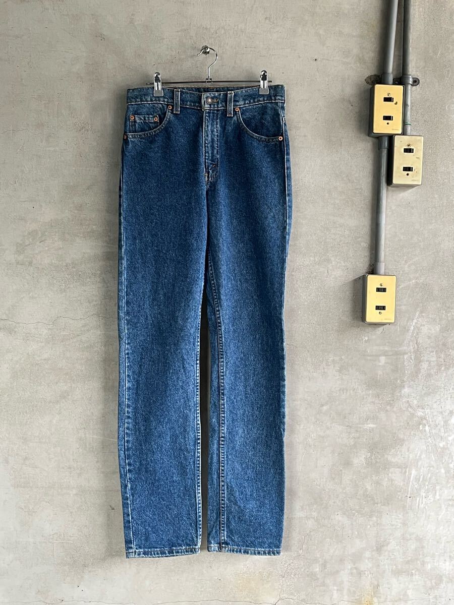 90s 90年代 90年製 ビンテージ levis リーバイス 505 0217 デニムパンツ USA製 ボタン裏 525 オリジナル ジーンズ 古着 W30 L34 パッチ拍卖