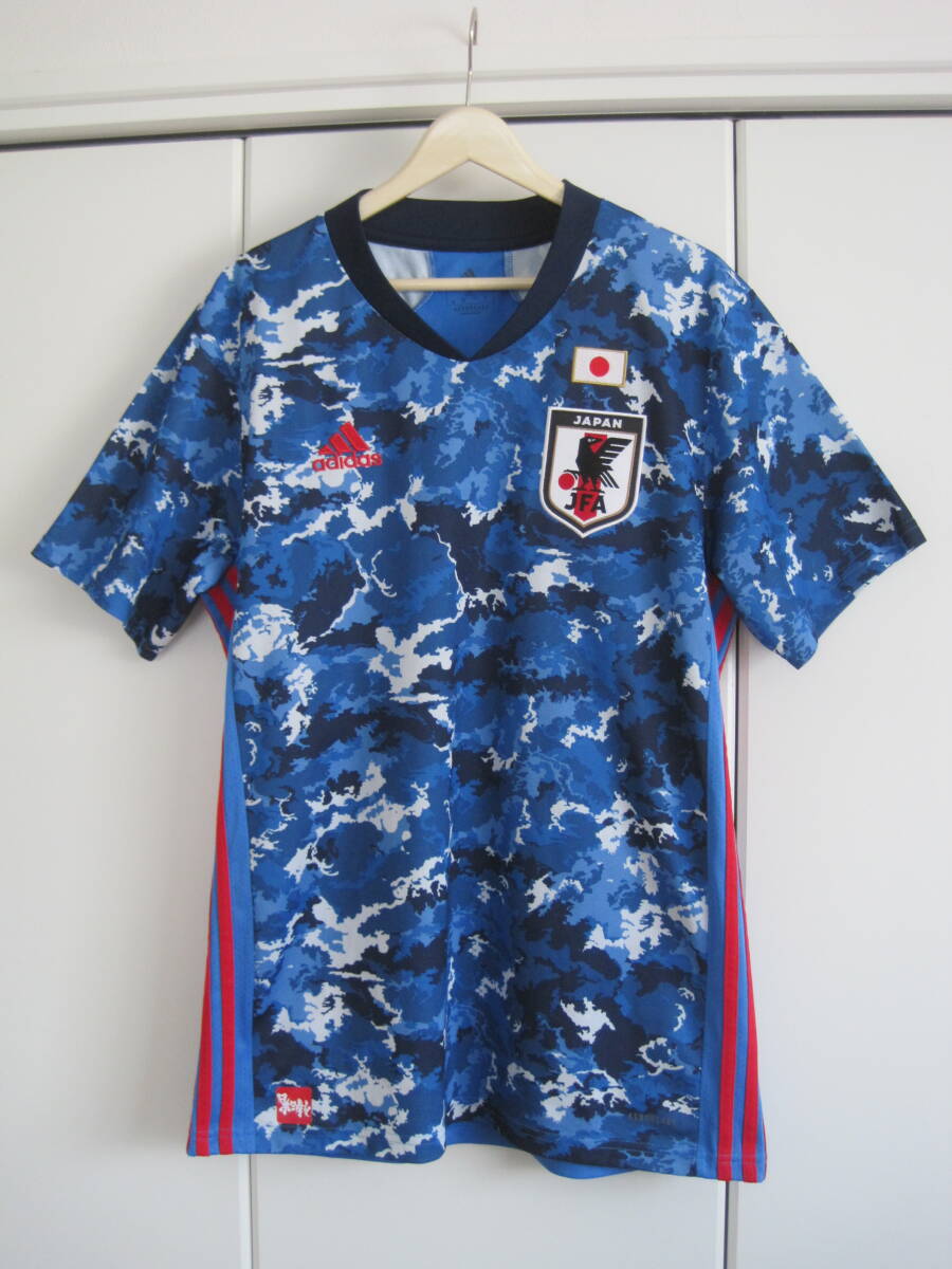 美品 アディダス サッカー日本代表 2020年 ユニフォーム カモフラ柄 XOサイズ拍卖