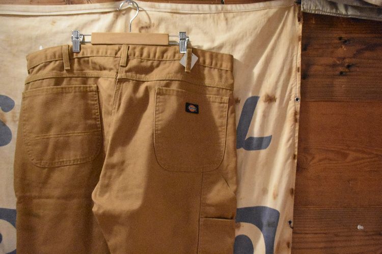グッドスタイルDickiesディッキーズペインターパンツ茶ブラウンW38L30アメカジワークストリートワークパンツ w661拍卖