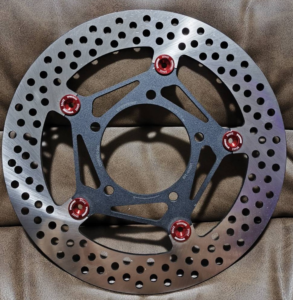 黒赤 260mm ビッグ フローティング ブレーキディスク ブレーキローター RPM シグナスX 1型 2型 3型 4型 5型 BW's BWs ビーウィズ拍卖