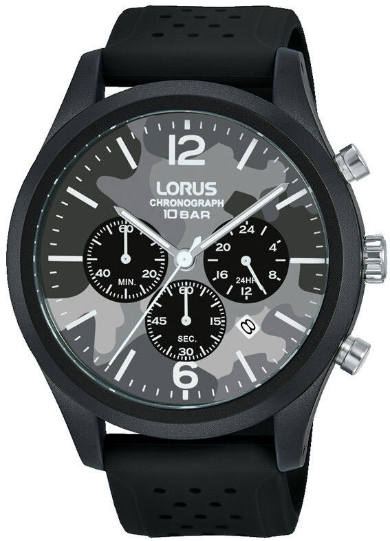 SEIKO LORUS クロノグラフ 100m防水 精悍で美しいカモフラージュダイアル ★日本未発売 逆輸入 欧州限定モデル 新品未使用 入手困難拍卖