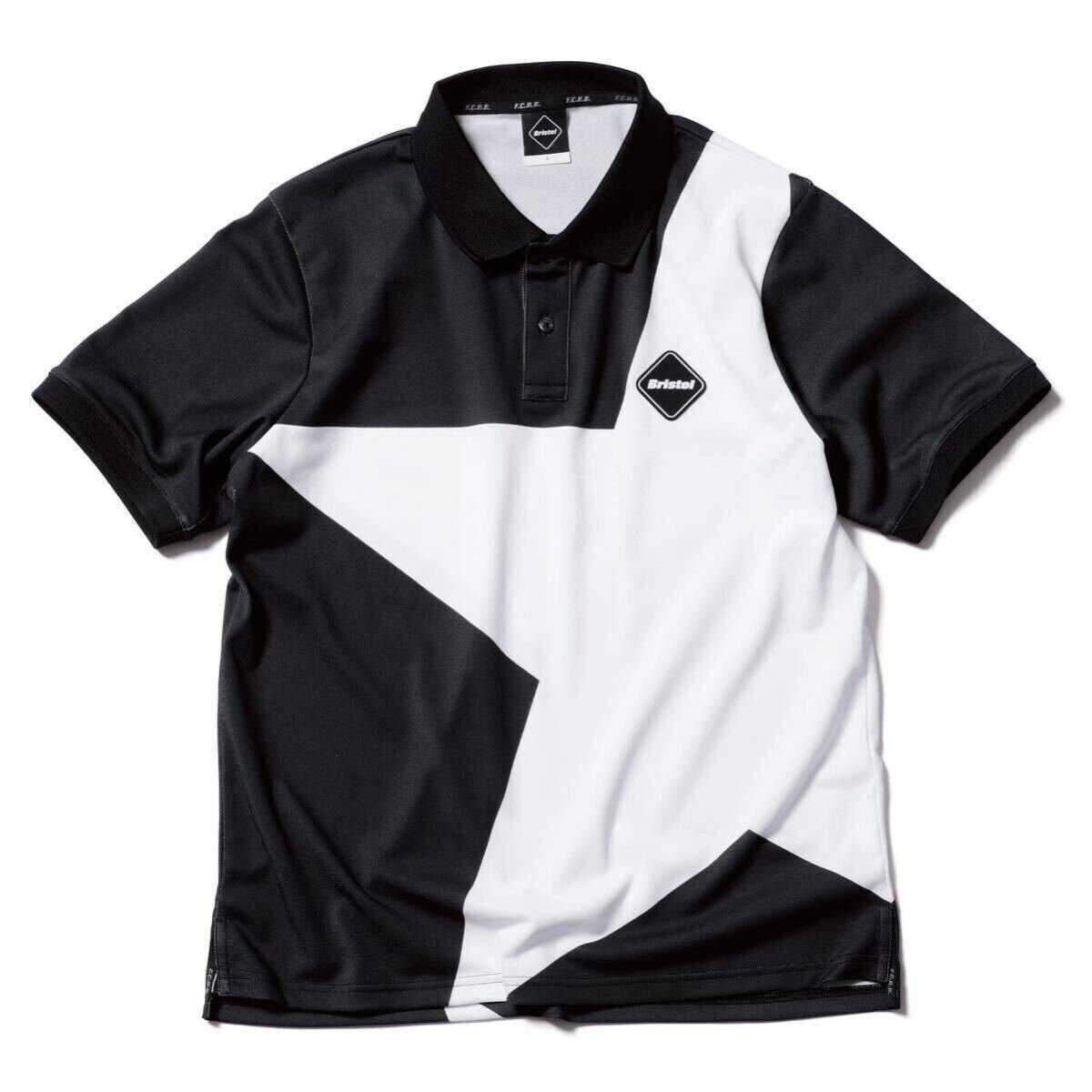 【良品】【レターパックプラス対応】 FCRB f.c real bristol エフシーレアルブリストル SOPHNET ソフネット BIG STAR POLO ポロシャツ 黒色拍卖