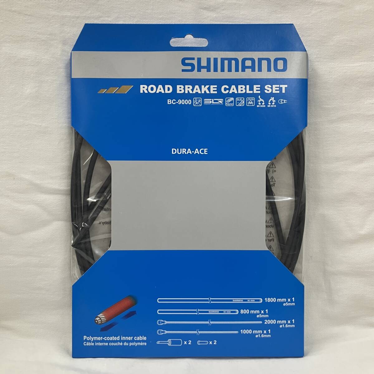 在2(志)【新品/送料無料】SHIMANO/シマノ ROAD BRAKE CABLE SET ロード用 ブレーキケーブルセット DURA-ACE BC-9000 自転車 パーツ(I)0630R拍卖