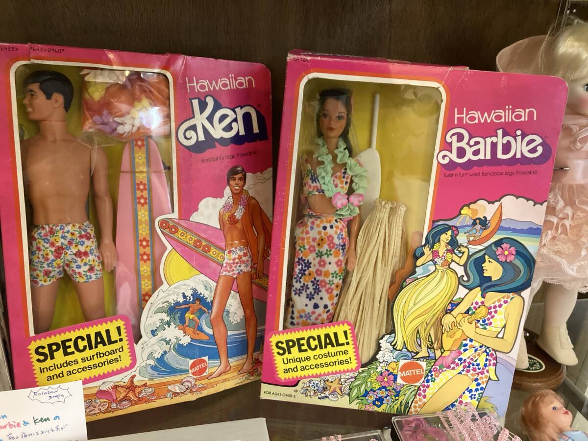 ヴィンテージ★1975 未開封 HAWAIIAN BARBIE&KEN 2点セット★ハワイアン バービー、ケン、人形☆デッドストック!、美品拍卖