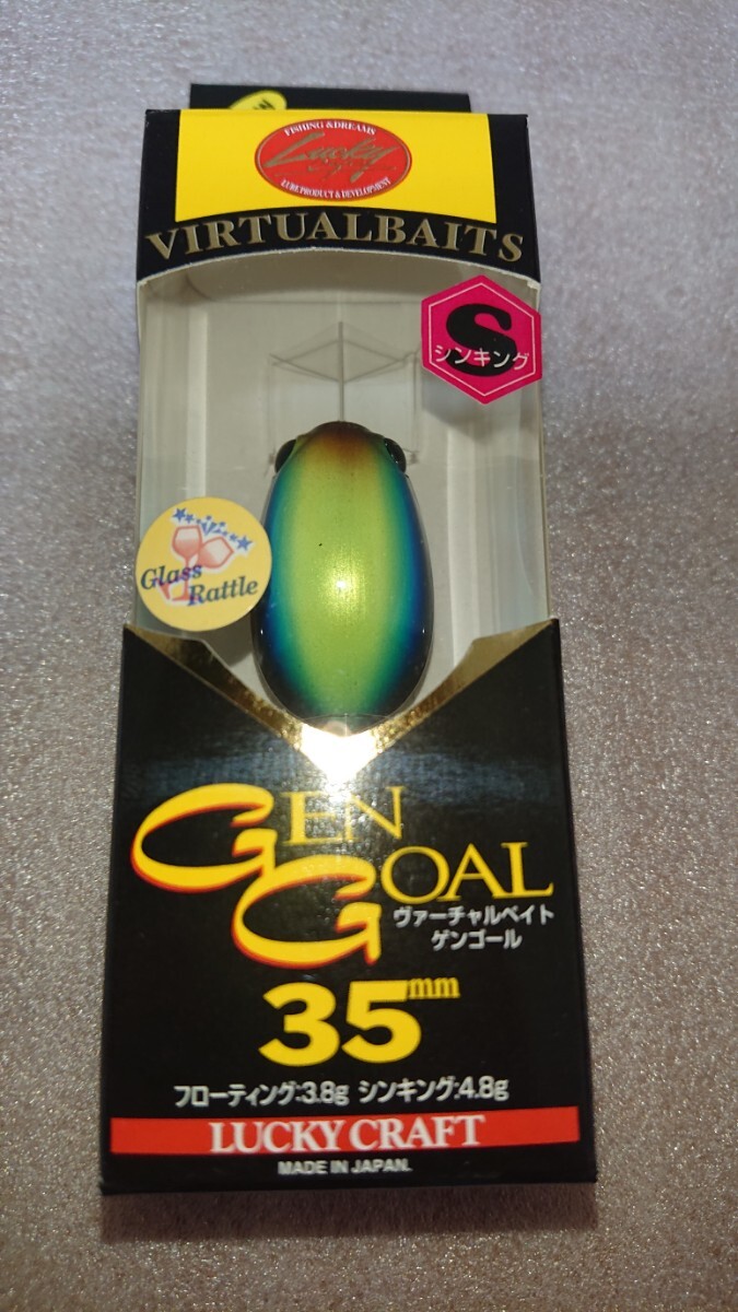 ラッキークラフト ゲンゴール 35S【新品未使用】サーモブルー拍卖