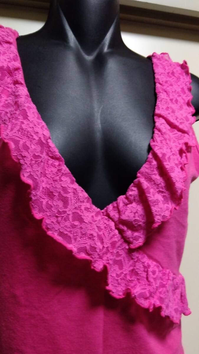 ☆ピンキー&ダイアンバックレースタンク☆超美品38拍卖