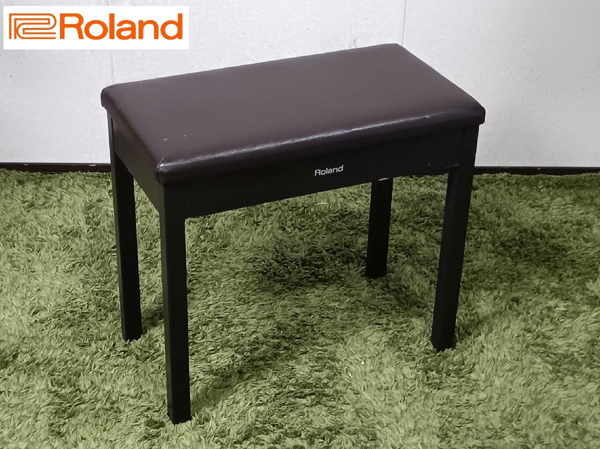 ◎綺麗◎【Roland/ローランド ピアノ椅子E イス チェア ベンチタイプ 合成皮革 鍵盤 楽器 デジタルピアノ 電子ピアノ】Q06170拍卖