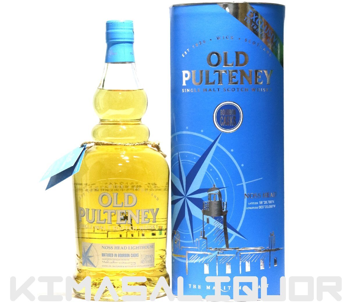 オールドプルトニー ノスヘッド 並行品 箱付き 46度 1000ml (1L)拍卖