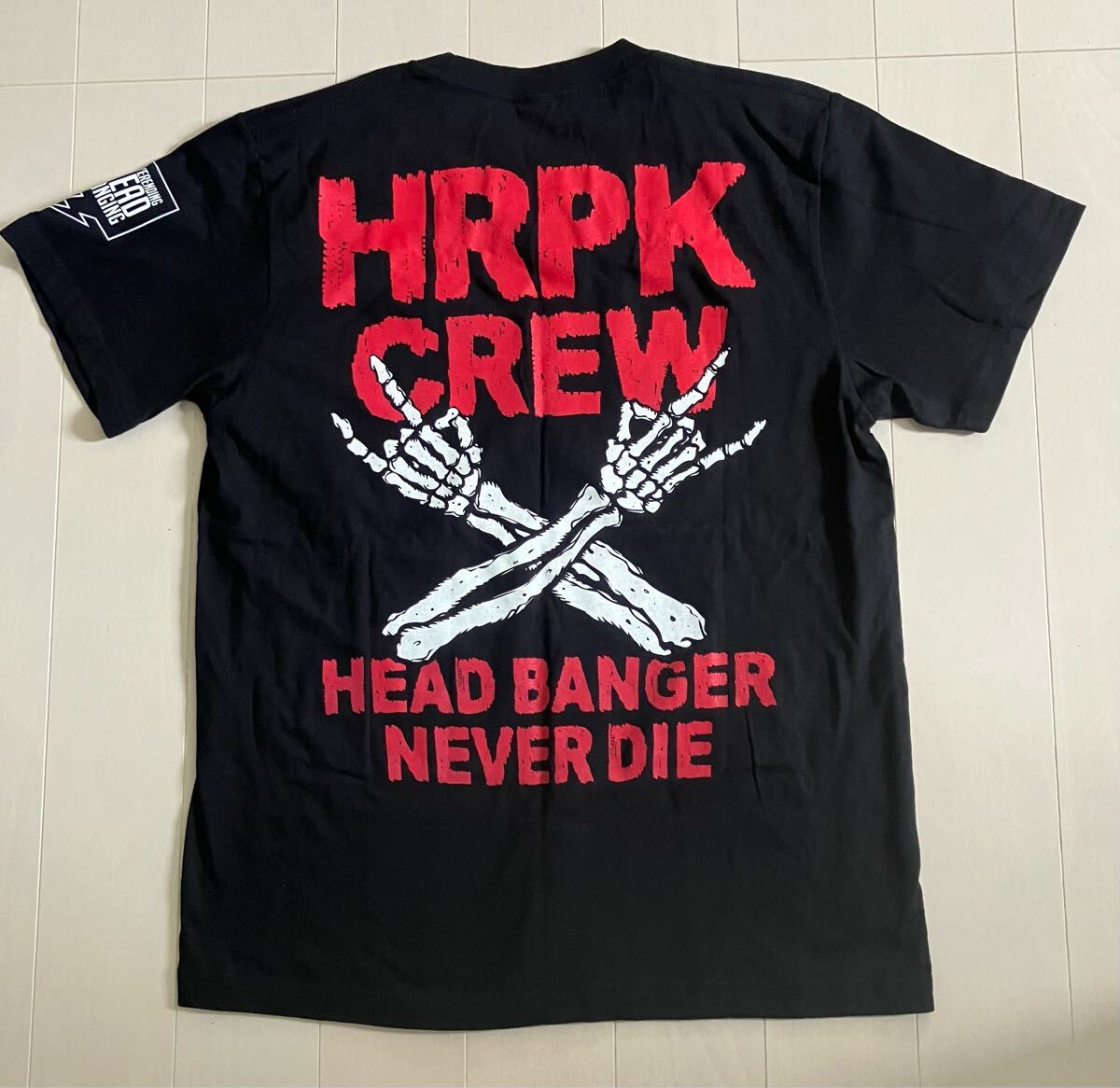【美品】マキシマムザホルモン Mサイズ 腹ペコ CREW Tシャツ 黒 M拍卖