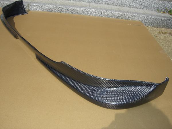 コペン用綾織りカーボン製フロントハーフスポイラー拍卖