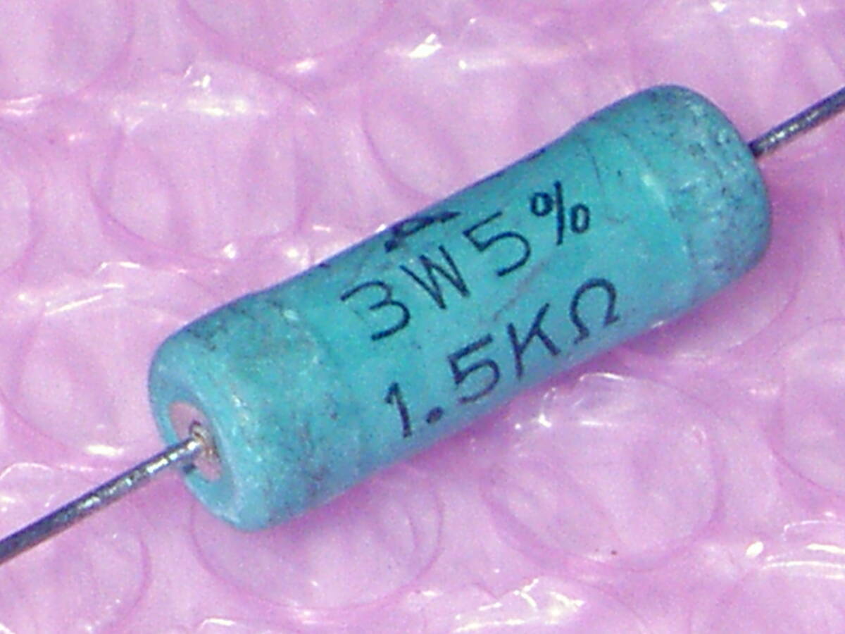3W 5% 酸化被膜抵抗 1.5kΩ 松下【1セット3本】拍卖