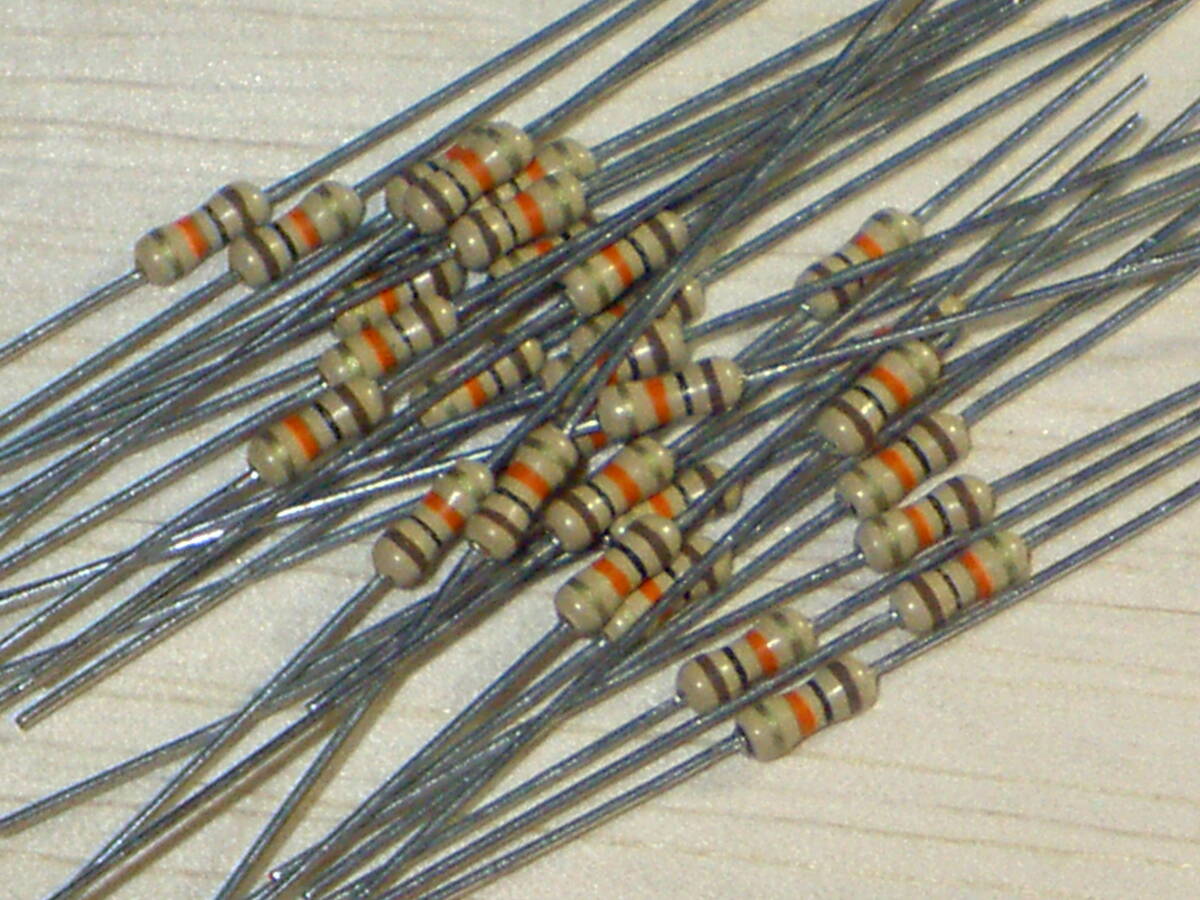 カーボン抵抗 1/4w 10kΩ 【1セット30本】拍卖